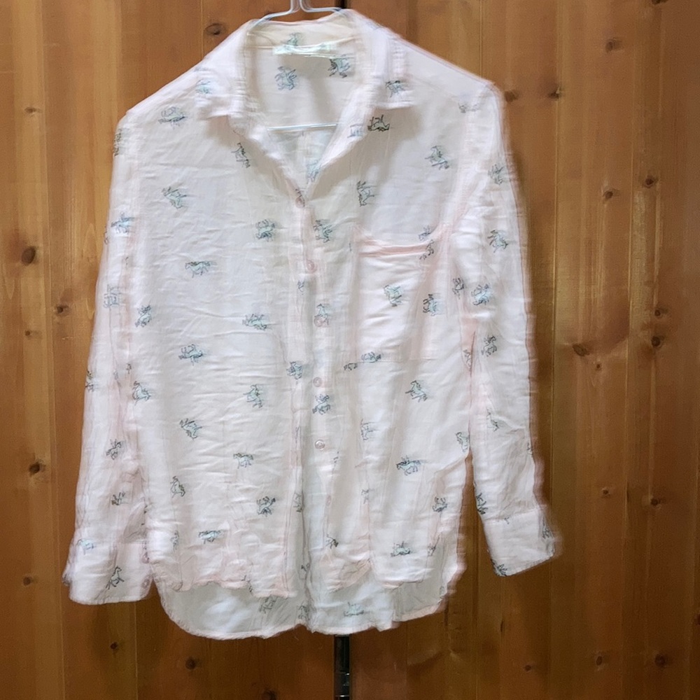 Pink unicorn shirt